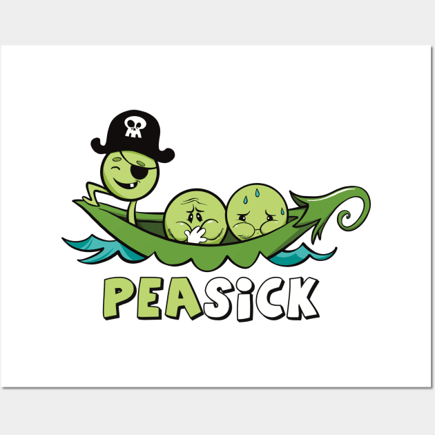 Peasick Wall Art by Narwhal-Scribbles